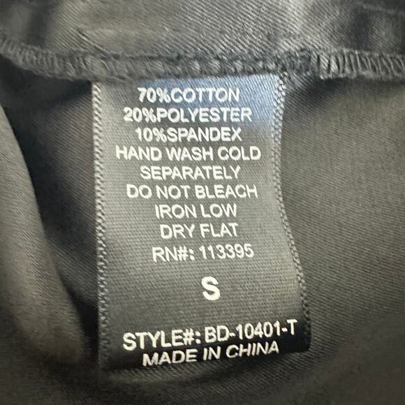 Ark & Co Womens Strapless Fitted Cotton Blend A-Line Black Mini Dress Small - Picture 8 of 8